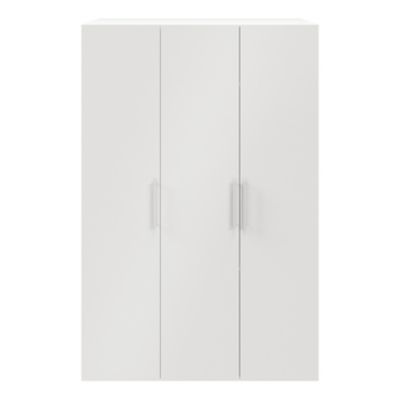 Armoire penderie portes battantes blanche GoodHome Atomia H. 225 x L. 150 x P. 60 cm
