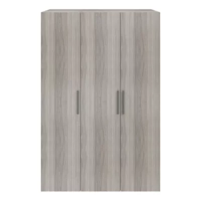 Armoire penderie portes battantes effet chêne grisé GoodHome Atomia H. 225 x L. 150 x P. 60 cm