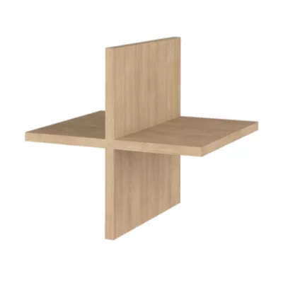 Croisillon pour étagère GoodHome Mixxit effet chêne