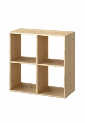 Étagère modulable 4 cubes en pin GoodHome Mixxit l. 70,9 x H.70,8 cm