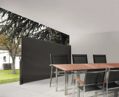 Brise-vue rétractable horizontal Klikstrom L300 x H200cm anthracite