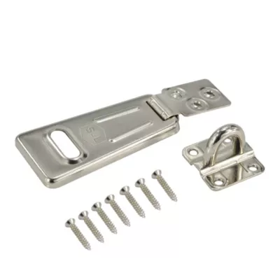 Moraillon et cadenas en acier galvanisé Moraillon Smith & Locke 90mm