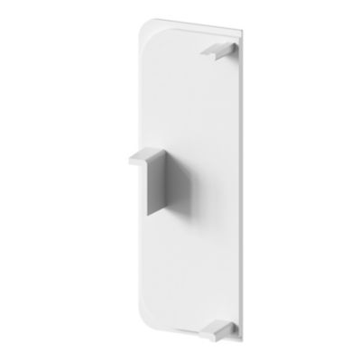 Embout de rail pour tiroir blanc Caraway Innovo GoodHome vendu par 2