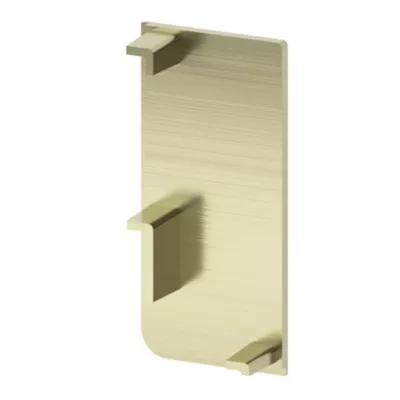 Embout de rail pour plan de travail laiton Caraway Innovo GoodHome vendu par 2