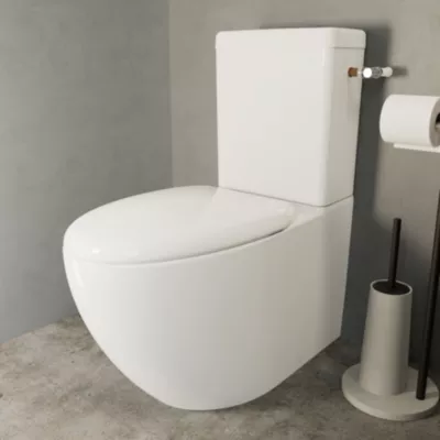 Pack WC à poser avec cuvette, abattant et réservoir, GoodHome Kentia