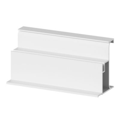 Rail d'extrémité de colonne blanc H. 237 cm Caraway Innovo GoodHome