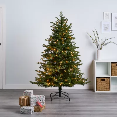 Sapin de noël artificiel Lumineux Cabrera 300 Led H 183cm