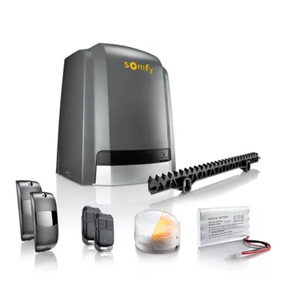 Ensemble motorisation de portail coulissant Slidymoove 600 et commande murale 3 canaux