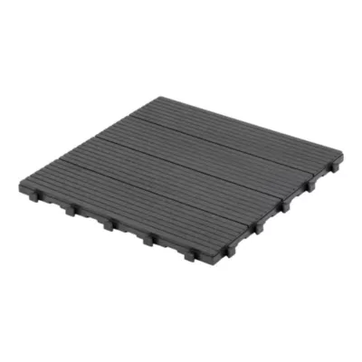 Dalle terrasse Horten Klikstrom L.45 x l.45 x ep.2,5cm gris anthracite