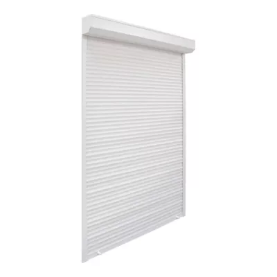 Volet roulant uPVC blanc - ouverture manuelle par sangle - Fortia - l.120 x H.135 cm