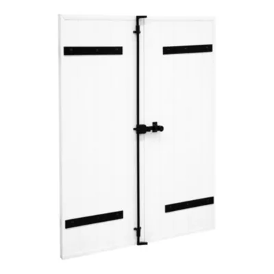 Volet battant uPVC blanc Fortia - l.140 x H.215 cm - 2 vantaux