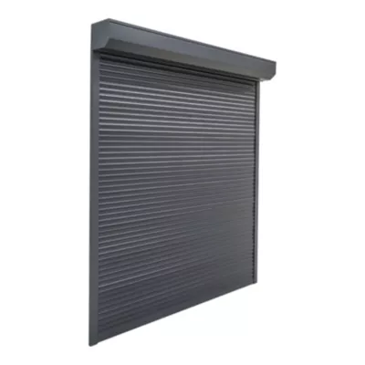 Volet roulant aluminium anthracite - ouverture motorisée - Fortia - l.120 x H.225 cm