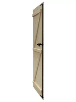 Volet battant bois naturel Fortia - l.80 x H.215 cm - 1 vantail