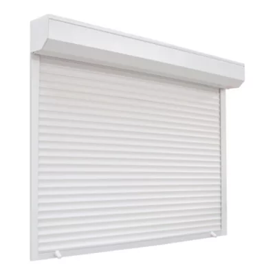 Volet roulant uPVC blanc - ouverture manuelle par sangle - Fortia - l.100 x H.125 cm
