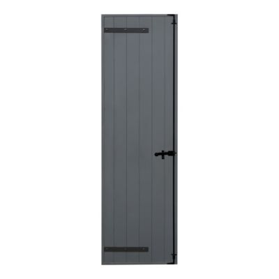 Volet battant aluminium anthracite Fortia - l.80 x H.215 cm - 1 vantail