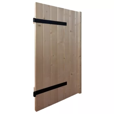 Volet battant bois naturel Fortia - l.80 x H.115 cm - 1 vantail
