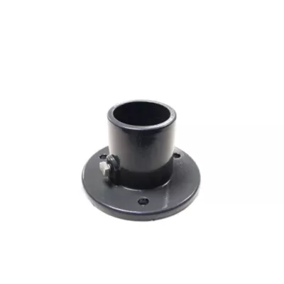Platine pour poteau de grillage ⌀ 3 x P.12 cm gris