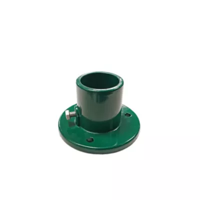 Platine pour poteau de grillage ⌀ 3 x P.12 cm vert