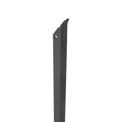 Jambe de force longue durée consolide forme U H.200 x P.2,5 cm gris