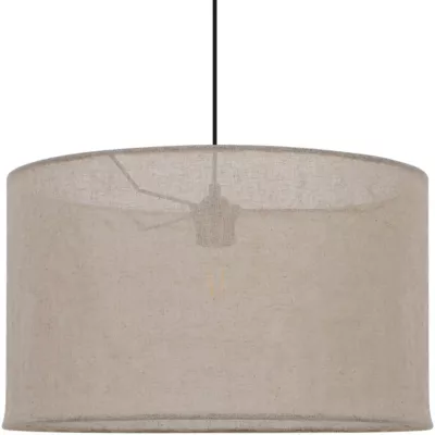 Abat-jour pour suspension en lin beige Ø48cm GoodHome Bluebill