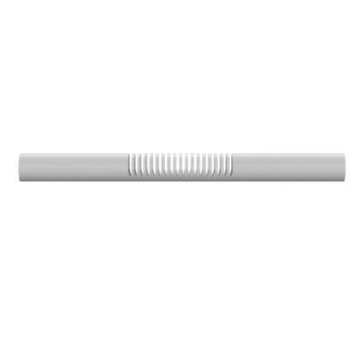 Tringle à rideau coudée Anafi métal blanc Ø19mm GoodHome