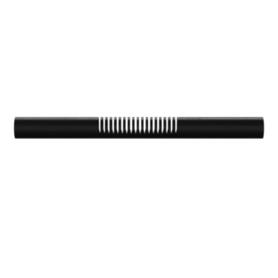 Tringle à rideau coudée Araxos métal noir Ø19mm GoodHome