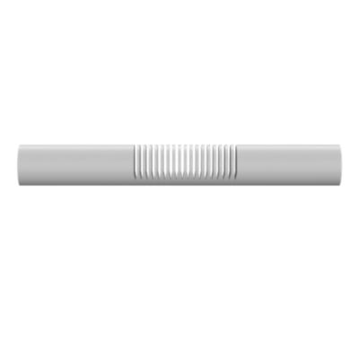 Tringle à rideau coudée Anafi métal blanc Ø28mm GoodHome