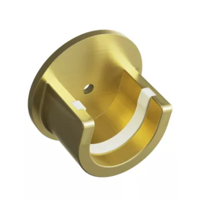 Naissance support tringle à rideau Elasa métal doré Ø19/28mm GoodHome