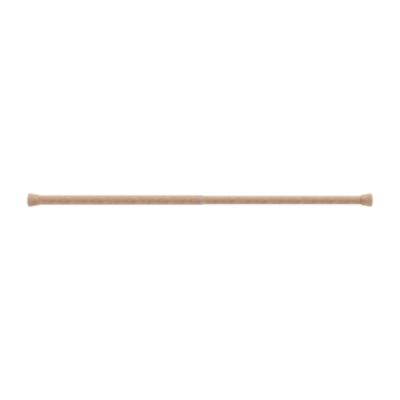 Tringle à rideaux extensible Syros GoodHome effet chêne mat L.90/120cm