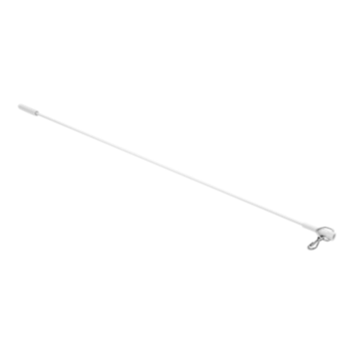 Lance rideaux Nisis 75cm blanc ⌀5mm x 75 cm