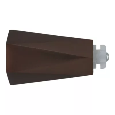 Embout cône pour barre à rideau Easy-Fit Kozani métal marron Ø19mm GoodHome