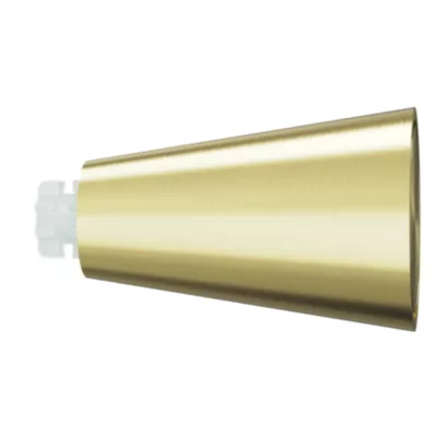 Embout cône pour barre à rideau Easy-Fit Elasa métal doré Ø19mm GoodHome