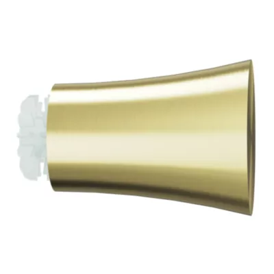 Embout cône pour barre à rideau Easy-Fit Elasa métal doré Ø28mm GoodHome