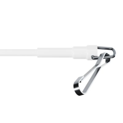 Lance rideaux Nisis 100cm blanc ⌀5mm x 100 cm