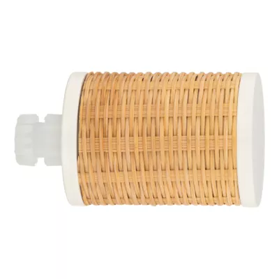Embout cannage pour barre à rideau Easy-Fit Anafi métal blanc Ø19mm GoodHome