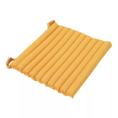 Galette de chaise Matzo jaune ocre l.40 x L.40cm GoodHome