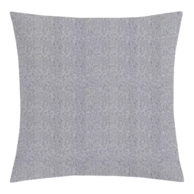 Housse de coussin effet flanelle Dumi gris l.60 x L.60cm GoodHome