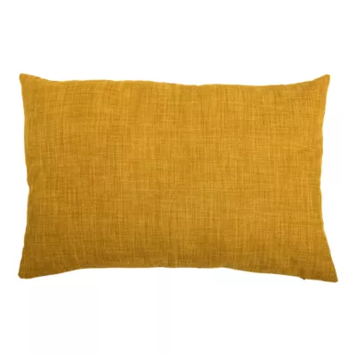 Housse de coussin Novan jaune l.40 x L.60cm GoodHome