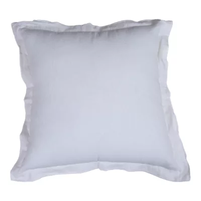 Housse de coussin en lin Ambala blanc l.45 x L.45cm GoodHome