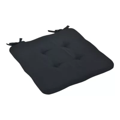 Galette de chaise 1px noir l.38 x L.38cm