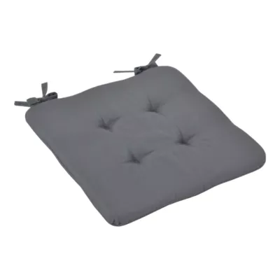 Galette de chaise 1px gris foncé l.38 x L.38cm