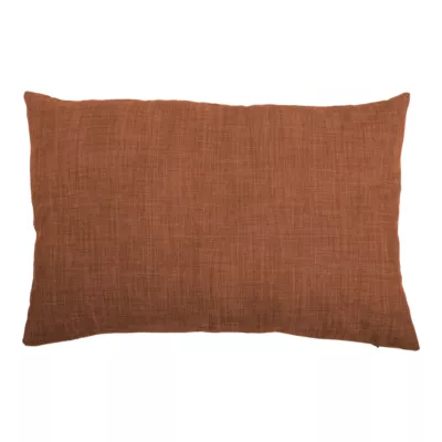Housse de coussin Novan terracotta l.40 x H.60cm GoodHome