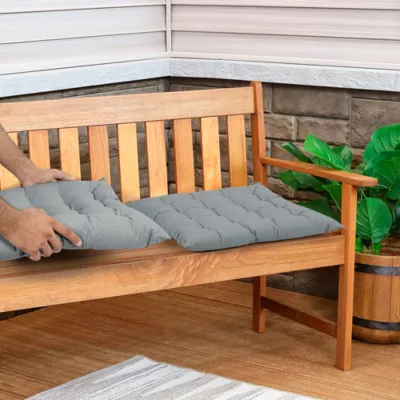 Galette de chaise Hiva gris l.45 x L.45cm GoodHome