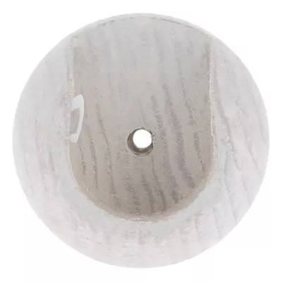 Naissance support tringle à rideau Chalki bois de frêne blanc Ø28mm GoodHome