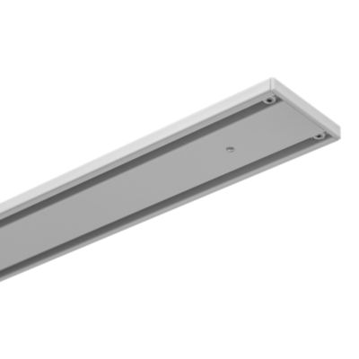 Rail à rideau double Thira blanc L.250cm GoodHome