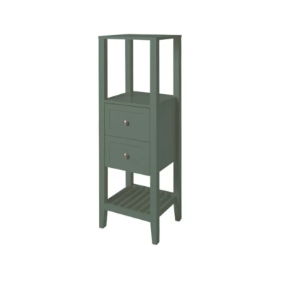Colonne salle de bains à poser l.40 x H.120 x P.36 cm vert, GoodHome Perma