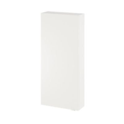 Armoire de salle de bains faible profondeur blanc mat l.40 x H.90 x P.15 cm, GoodHome Imandra