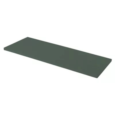 Plan de toilette vert mat L.120,4 x l.45,2 x ép.2,8 cm, GoodHome Perma