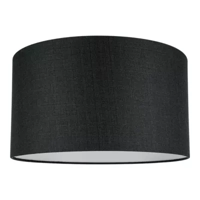Abat-jour rond Kpezin gris anthracite Ø40cm GoodHome