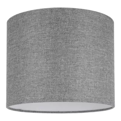 Abat-jour rond Kpezin gris Ø20cm GoodHome